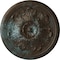 Ekena Millwork Legacy Acanthus Ceiling Medallion (Canopies up to 3 1/2"), 12 3/4"OD x 7/8"P, Bronze Blue Patina CM12LEBBS - alternate 1